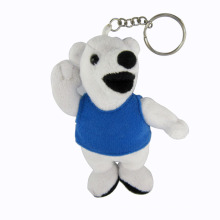 ArtiGifts Wholesale High Quality Mini Kaiwaii Stuffed Animals keyring Custom Bear Shaped Plush Toy Keychain